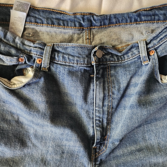 Levi 505 Medium Wash Jeans Sz 42x30 - Picture 5 of 6
